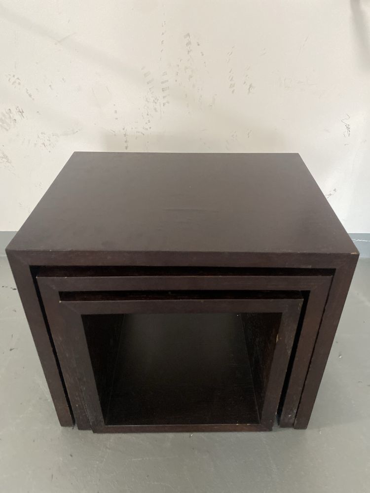 Móvel/mesa de apoio de madeira maciça