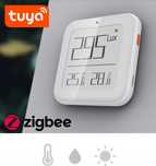 TUYA Czujnik temperatury  wilgotności  światła ZigBee