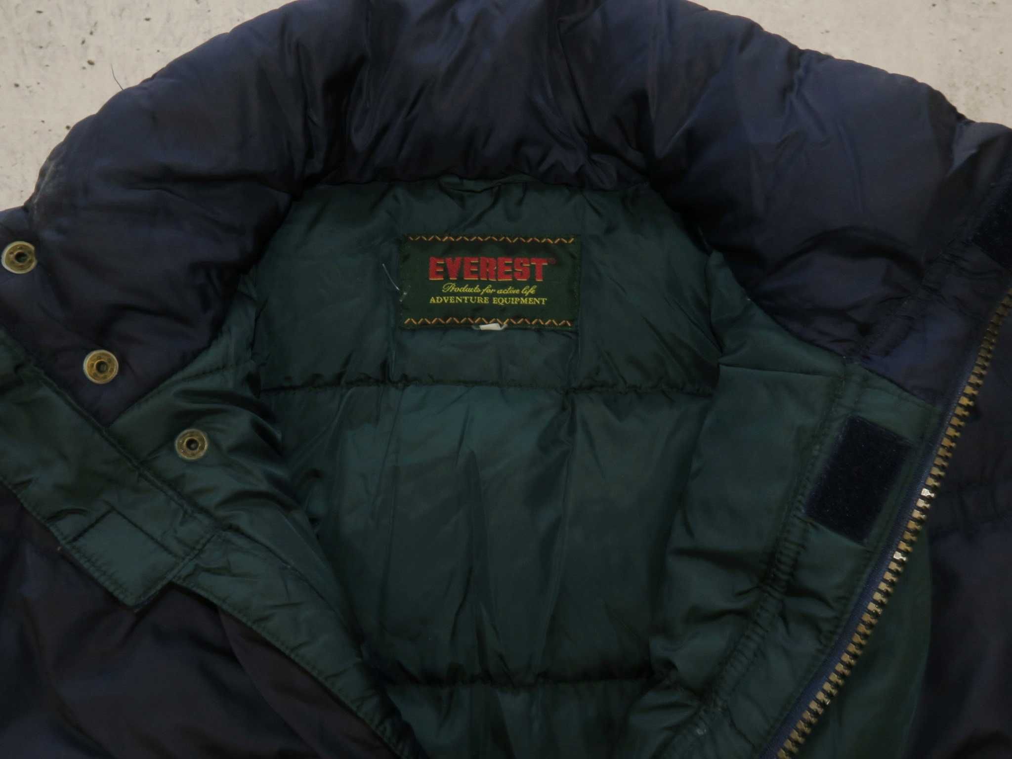 Everest kurtka ciepła puchowa vintage puffer XL