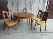 komplet stół i krzesła / mid-century   / 422