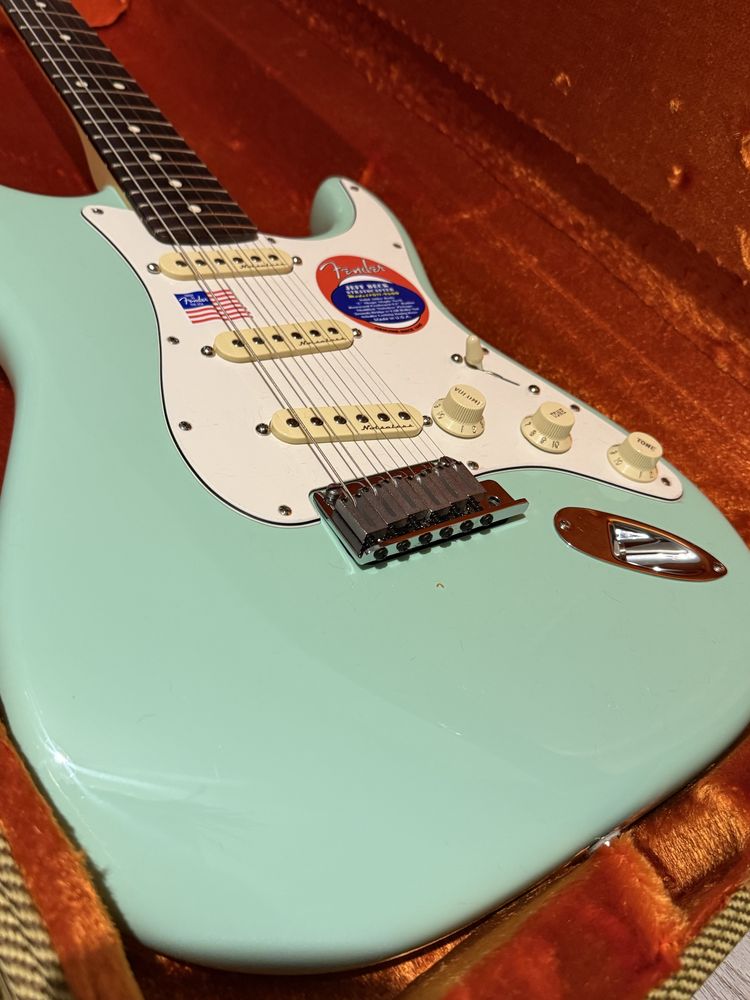 Fender Jeff Beck Stratocaster SFG znakomita gitara Jan Borysewicz