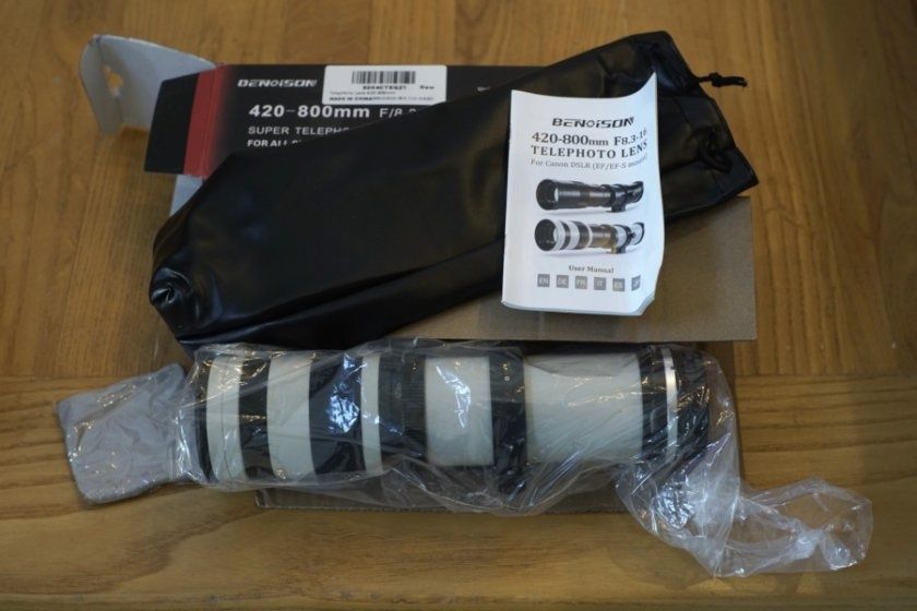 Фотообъектив BENOISON 420-800 мм F8.3-16 (для Canon EF/EF-S)