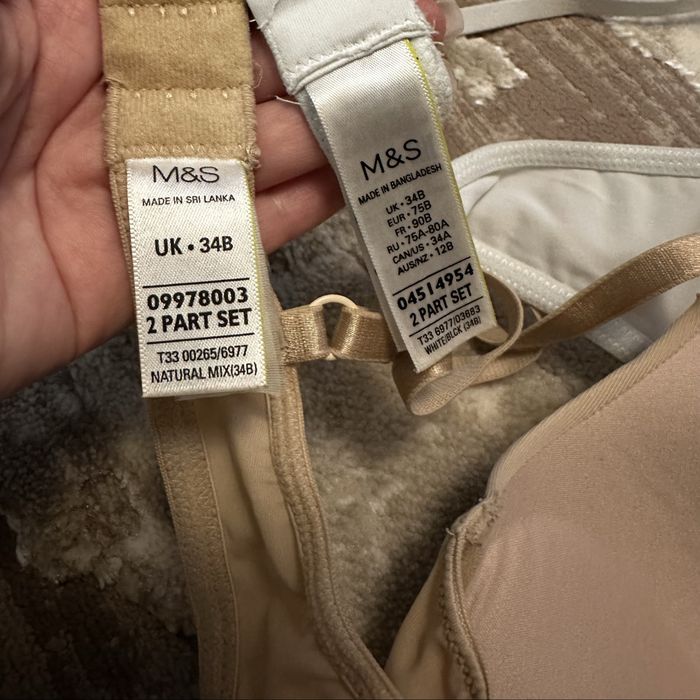 Новый бюстгалтер с пуш ап M&S размер 34B