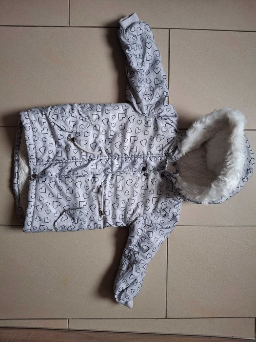 Kurtka zimowa dla dziewczynki - Bardzo ciepła 92 Pepco