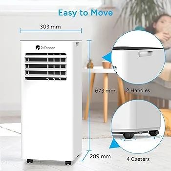 Klimatyzator 2.5kw przenośny Dr Prepare osuszacz WiFi pilot klima