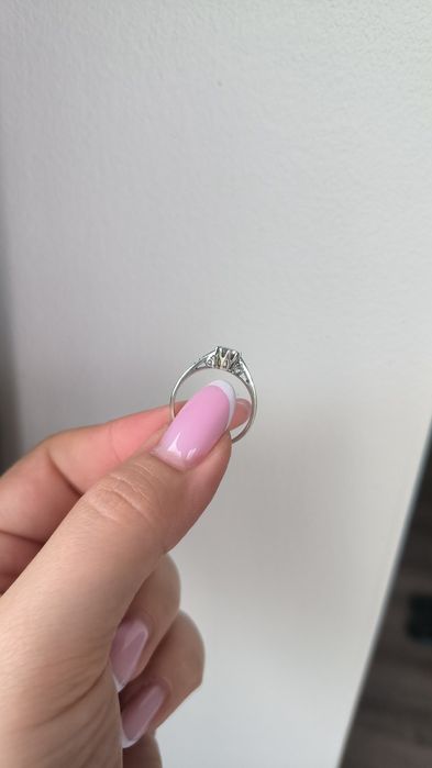 Srebrny pierścionek YES