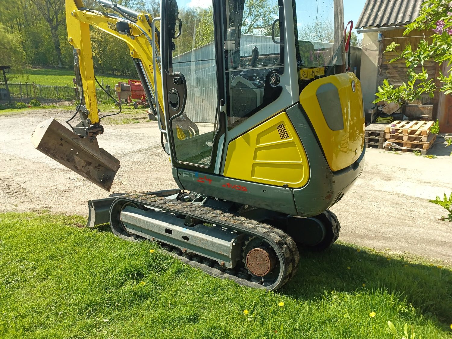 Minikoparka Wacker Neuson ET24 VDS 2018r. Zadbana Nowe Gąsiennice