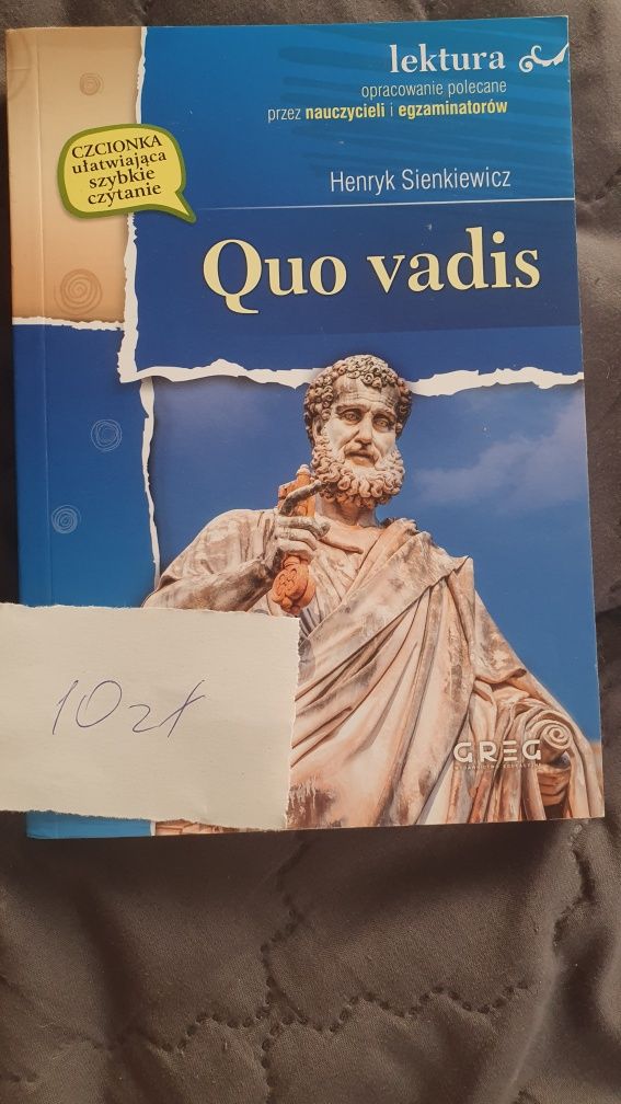 lekturę do skoly podstawowej. 
Quo vadis
