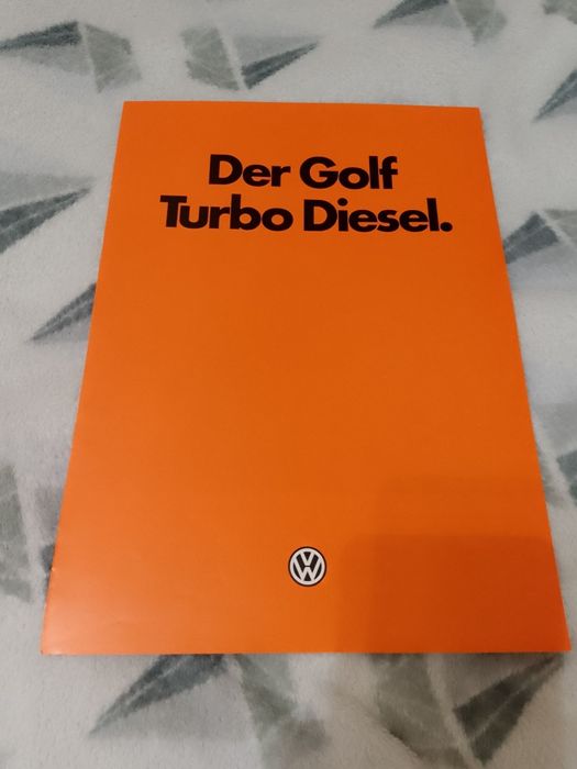 Prospekt golf MK1 I 1982 td gtd