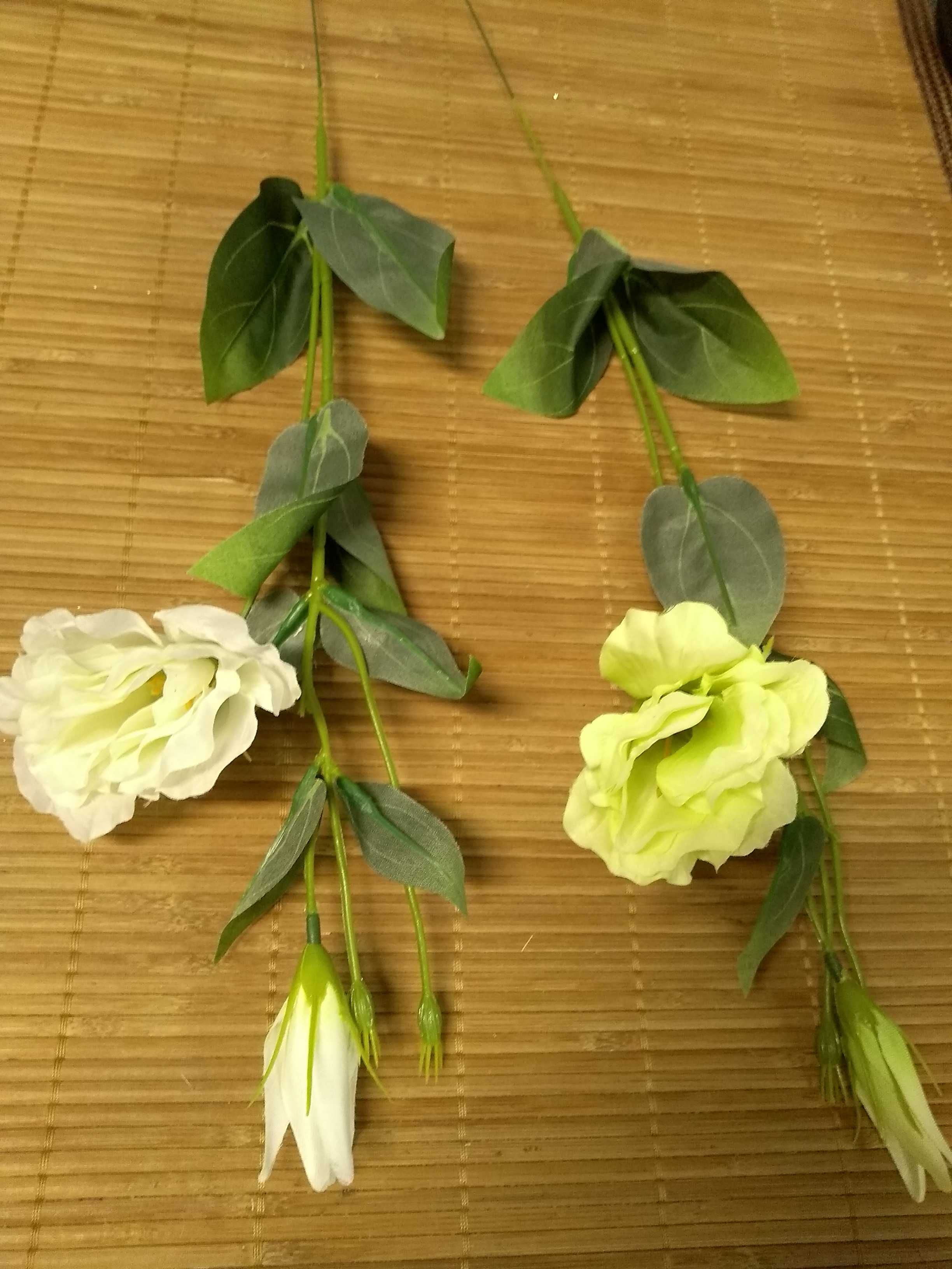 Eustoma gałązka, sztuczne kwiaty