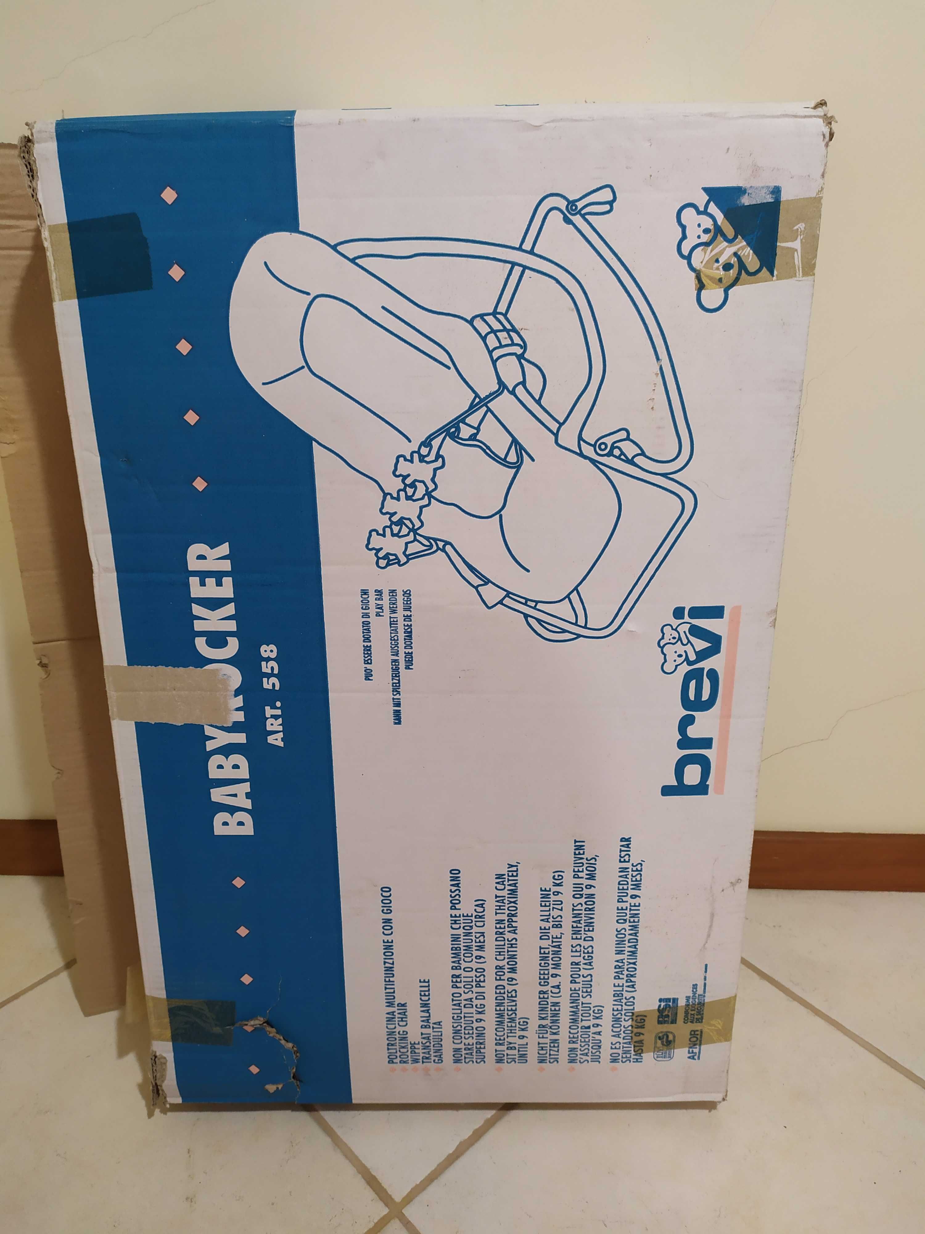 Cadeira de descanso e balanço, marca Brevi