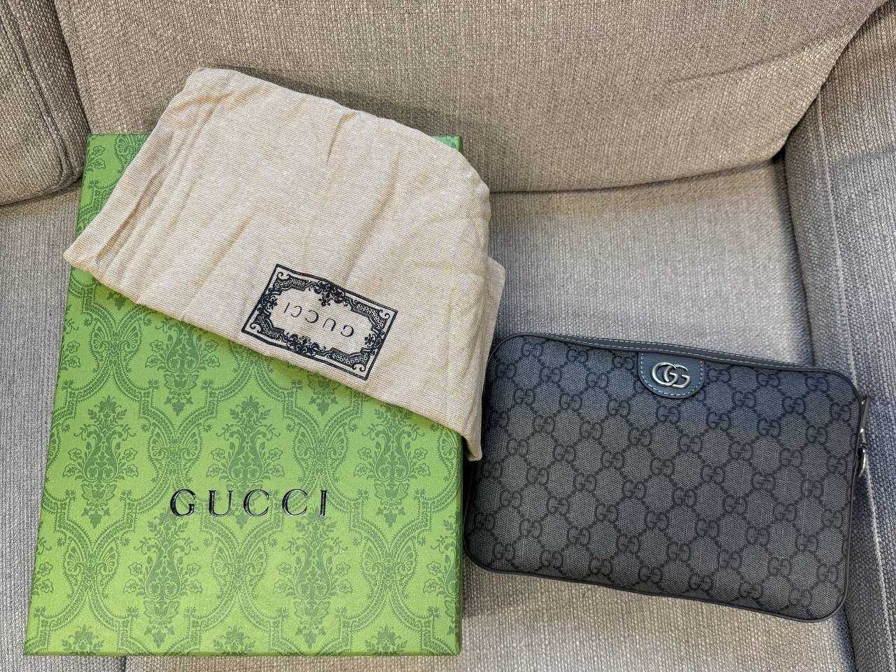 Оригінальна чоловіча сумочка Гуччі Gucci в чудовому стані б/в