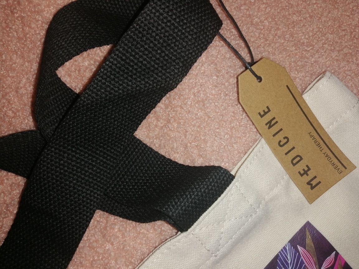 Nowa z metką! MEDiCiNE Limitowana ART SERiES torba Shopper. Bawełniana