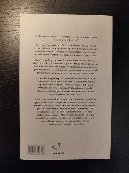 (Env. Incluído) Arrume a Sua Casa, Arrume a Sua Vida de Marie Kondo