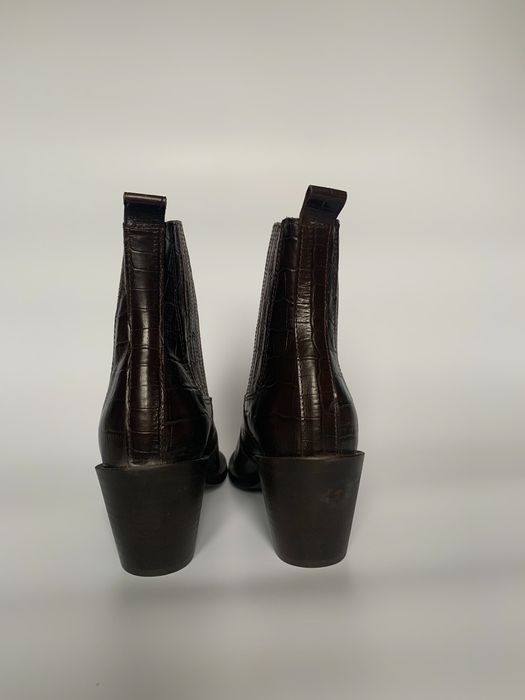 Damskie skórzane sztyblety  Pieces roz.38