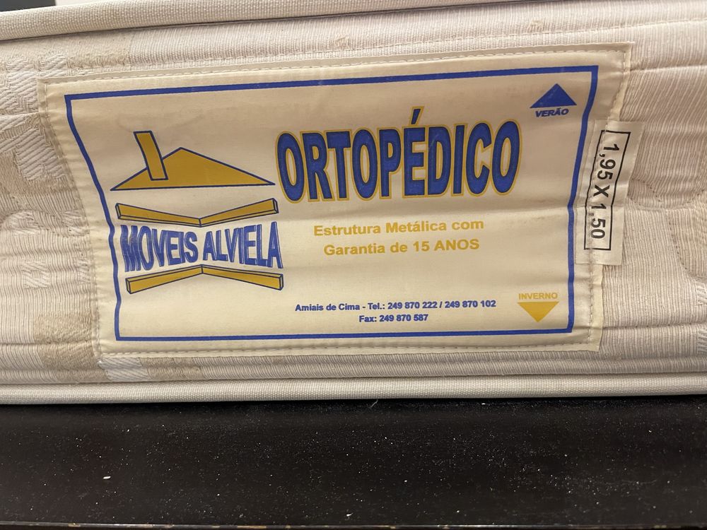 Cama casal colchão