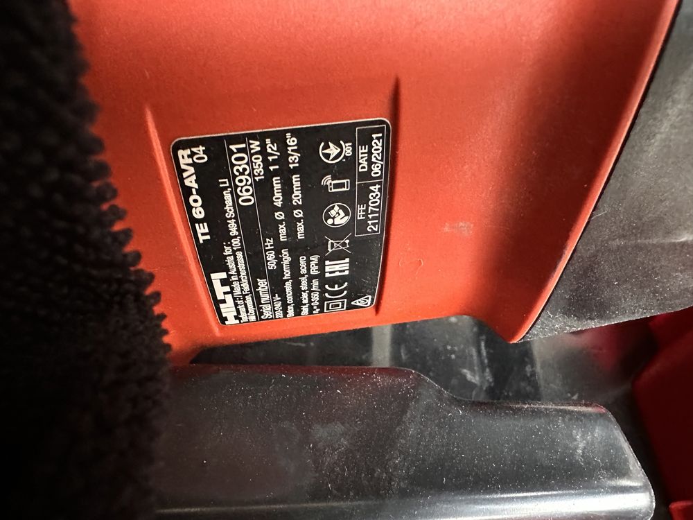 Hilti młotowiertarka TE 60-AVR