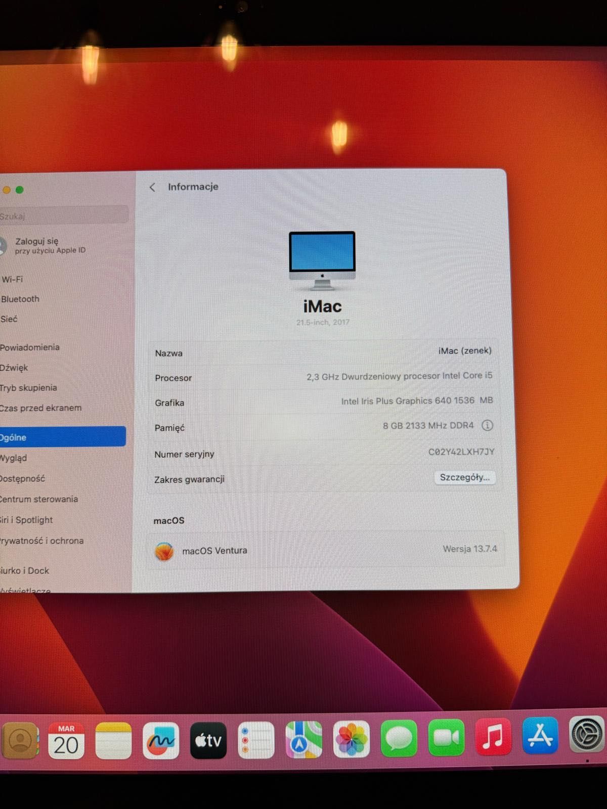 Apple iMac 21,5 cala 4K