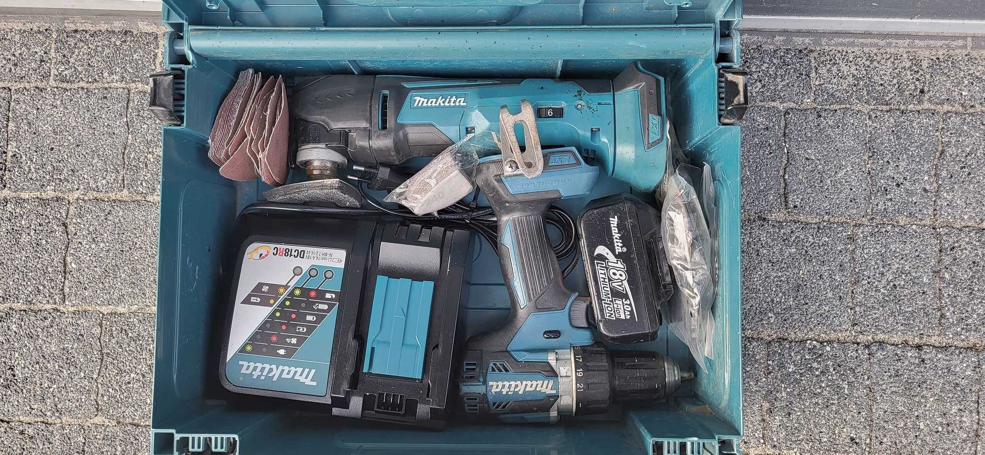 Urządzenie wielofunkcyjne multitool Makita DTM51 + Wkrętarka DDF484