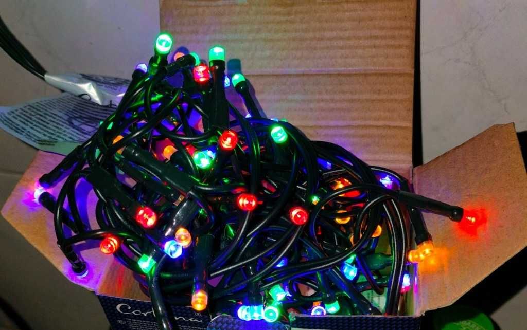 Lampki choinkowe LED 100 szt.