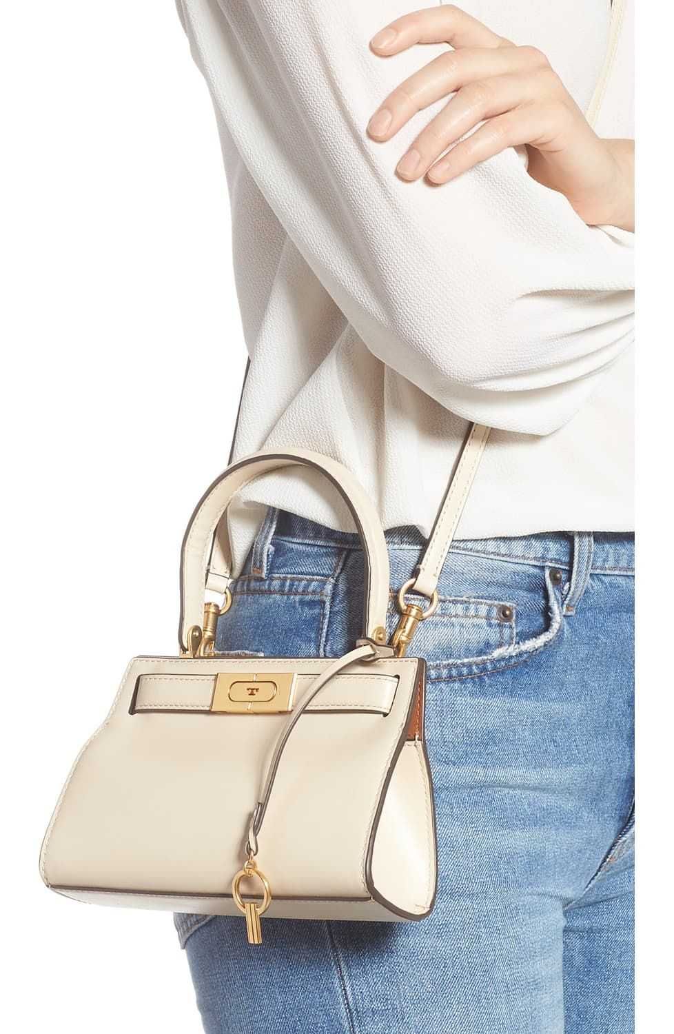 Сумка Tory Burch Lee Radziwill Petite Bag Cream