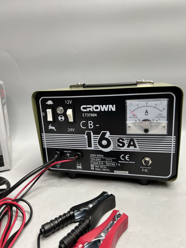 Зарядное устройство для аккумуляторов CROWN CT37004 Быстрая зарядка