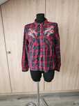 Damska koszula flanelowa z haftem H&M Divided rozmiar 42, XL