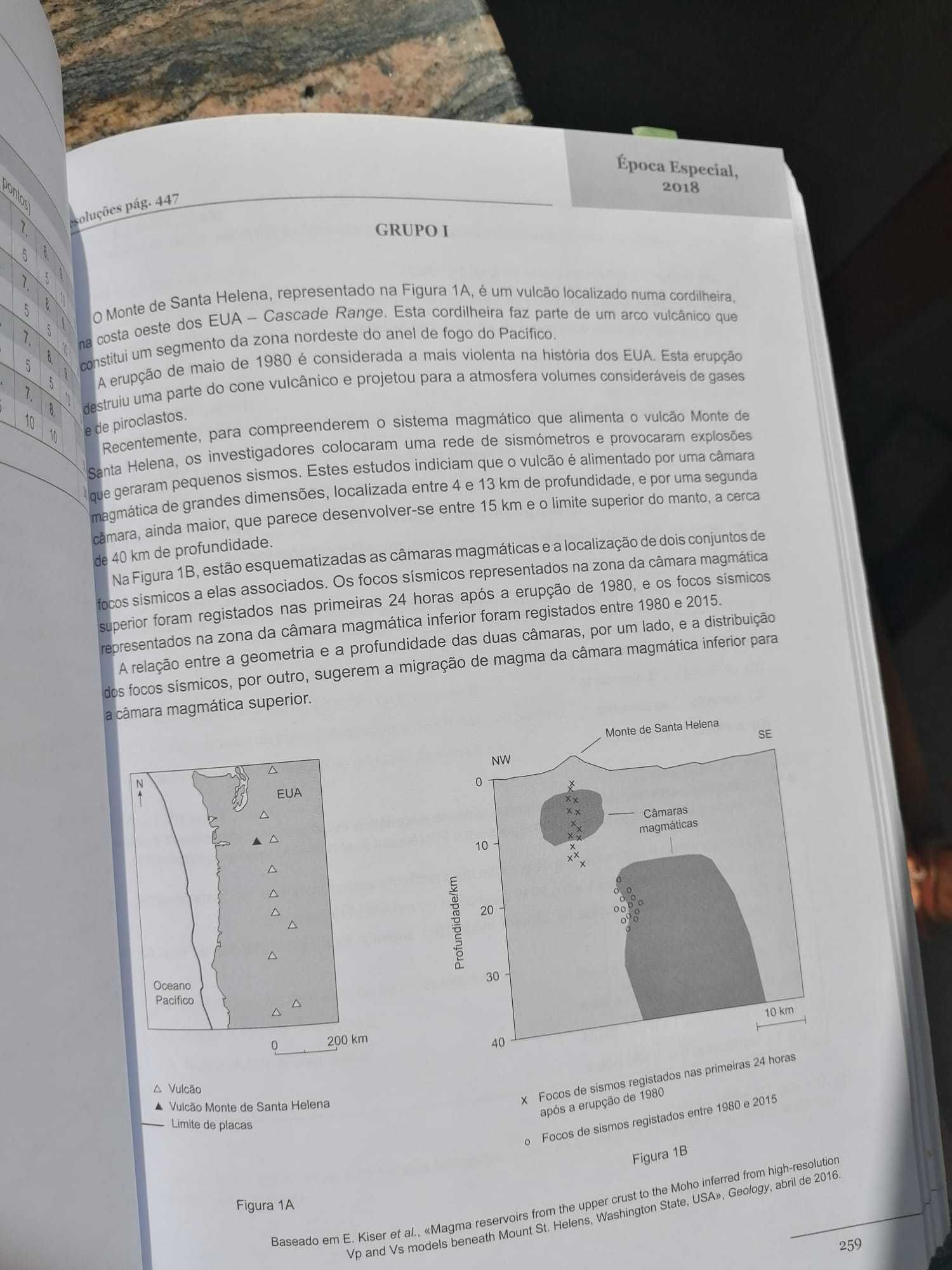 Livro de exames de Biologia e Geologia com resoluções explicadas