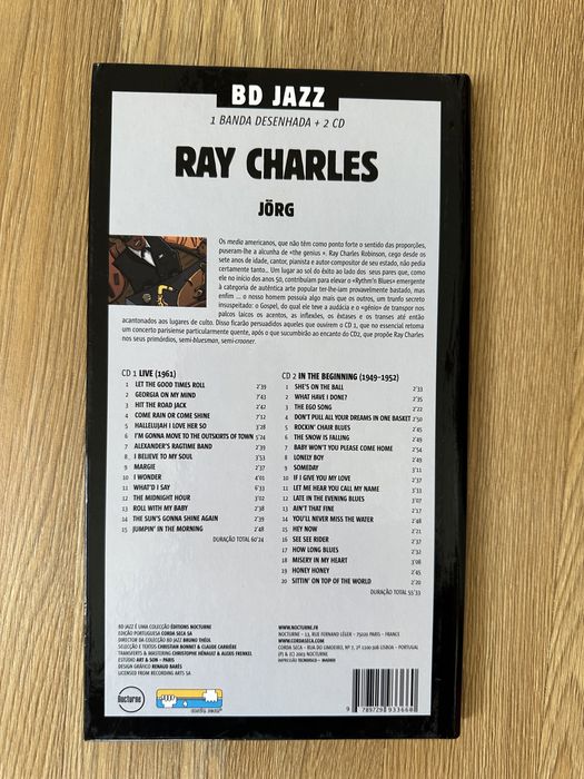 Cd BD Jazz Ray Charles - Jorg