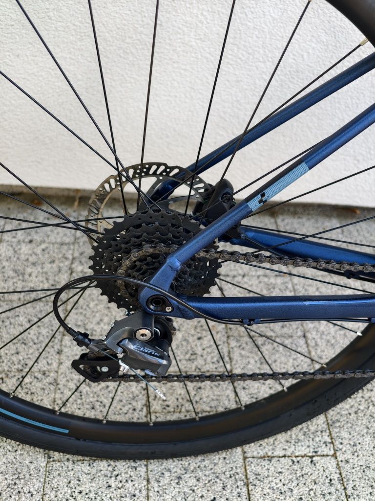 Rower Cube Nulane r 50 jak nowy Gravel Carbon widelec