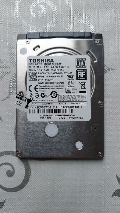 Dysk twardy Toshiba 2.5 1000gb 1Tb