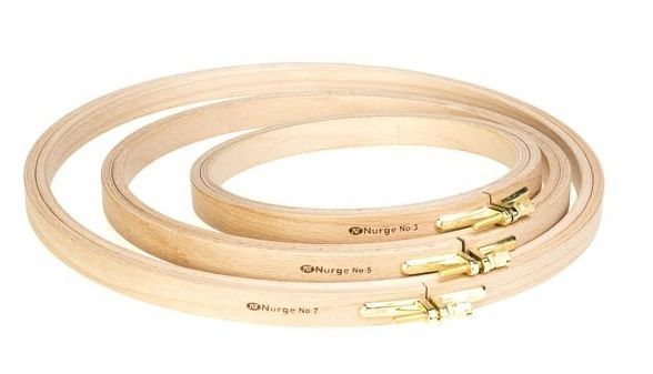 Drewniany tamborek 16cm/16mm Nurge No. 3