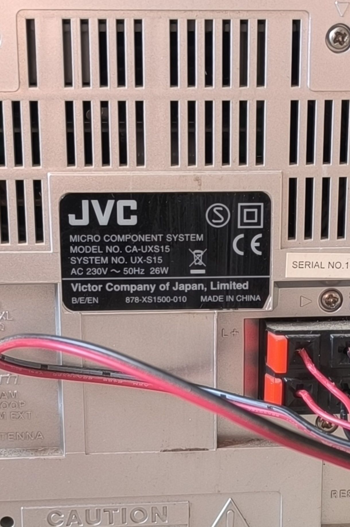 JVC mini wieża Działająca i gotowa do Użytku