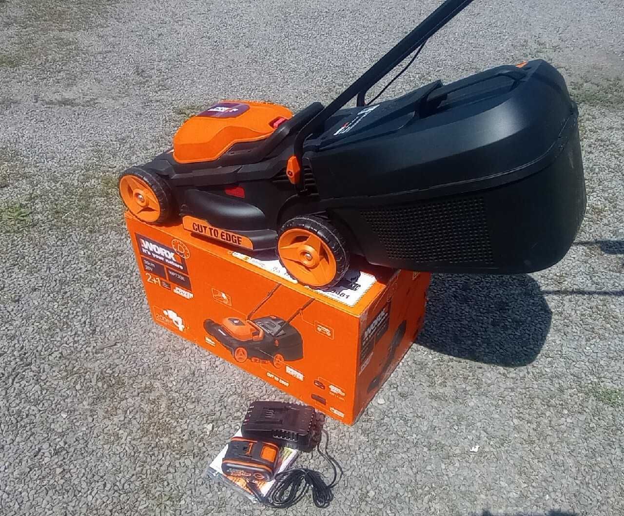 Nowa Kosiarka akumulatorowa Worx WP733E 20V 4,0ah 30 cm Gwarancja