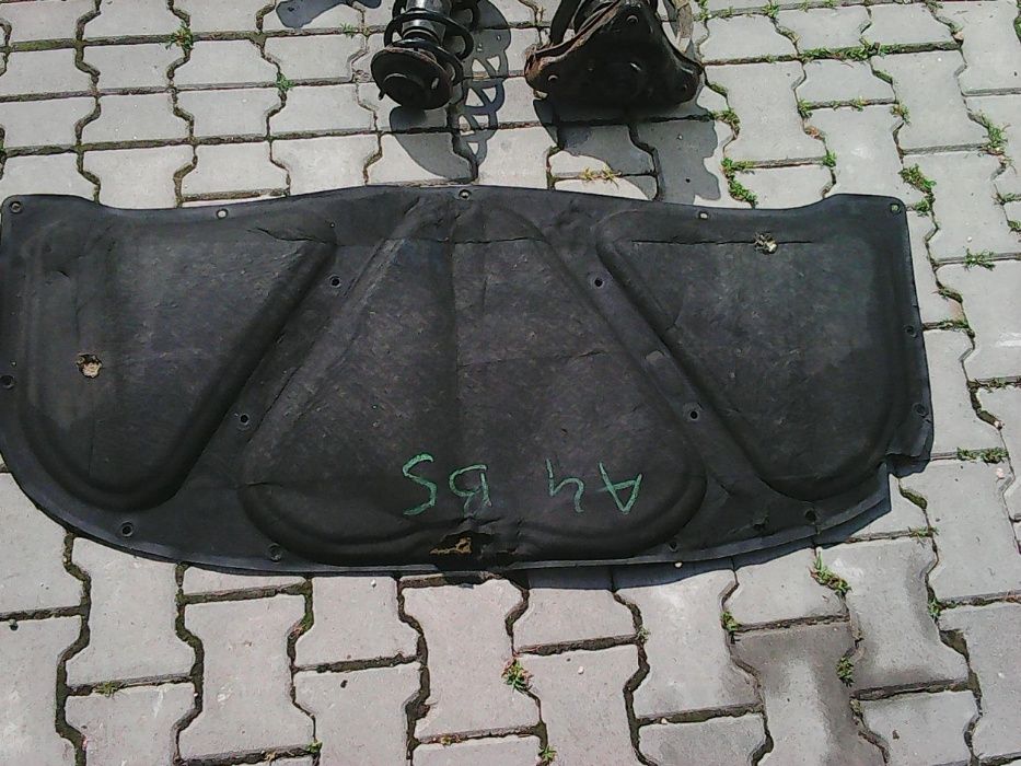 AUDI A4 B5 Przed Lift i FL Lift Mata Wygłuszenie Spinki Maski Komplet
