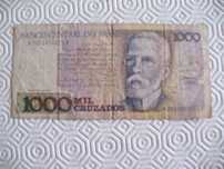 Nota Antiga de 1000 Cruzados