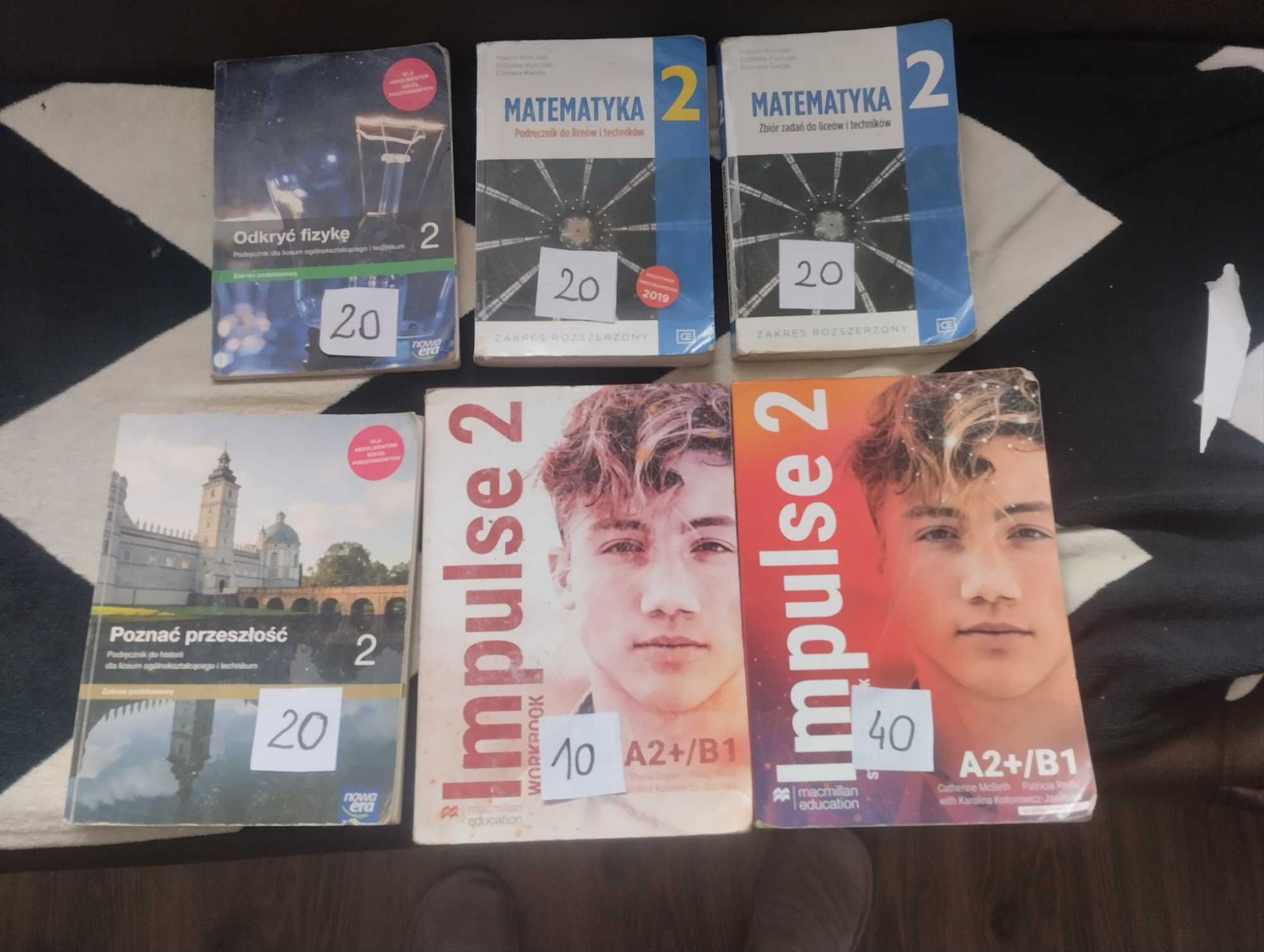 Podręczniki do kl 2  technikum i liceum