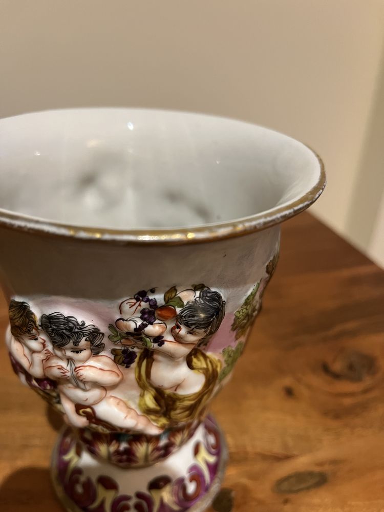 Jarra / pote porcelana antigo