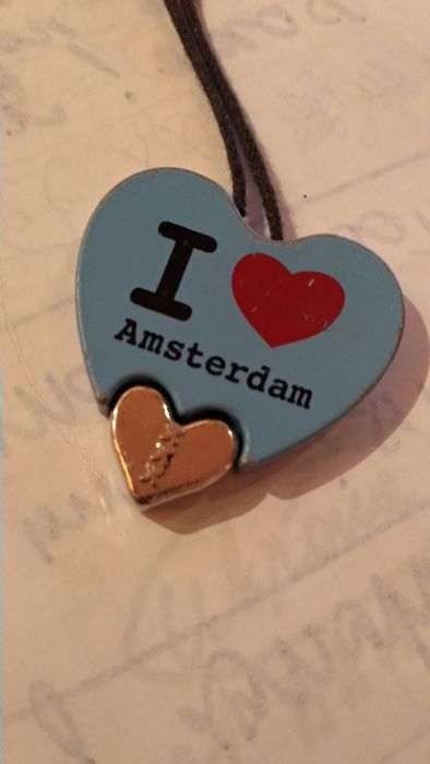 подарок брелок я люблю АМСТЕРДАМ i love amsterdam СУВЕНИР НИДЕРЛАНДЫ