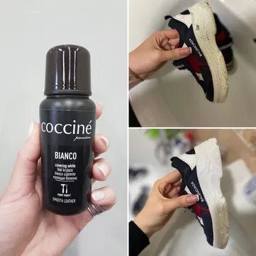 Біла крем - фарба для взуття Coccine bianco Польша