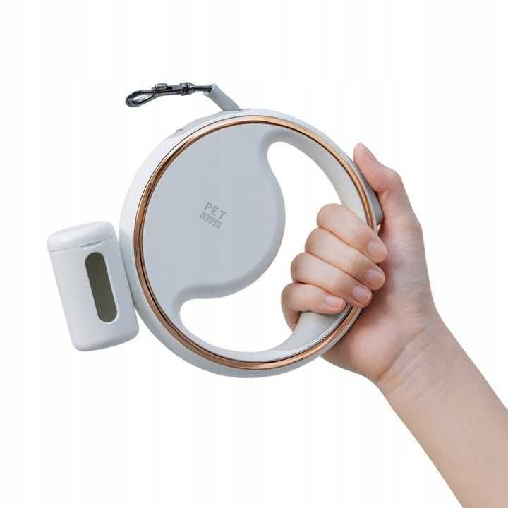 Smycz automatyczna dla Psa z blokadą latarką LED 50KG 3M WYSOKA JAKOŚĆ