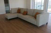 SOFÁ: Estado Novo - 4 lugares, com chaise longue (ideal para família!)
