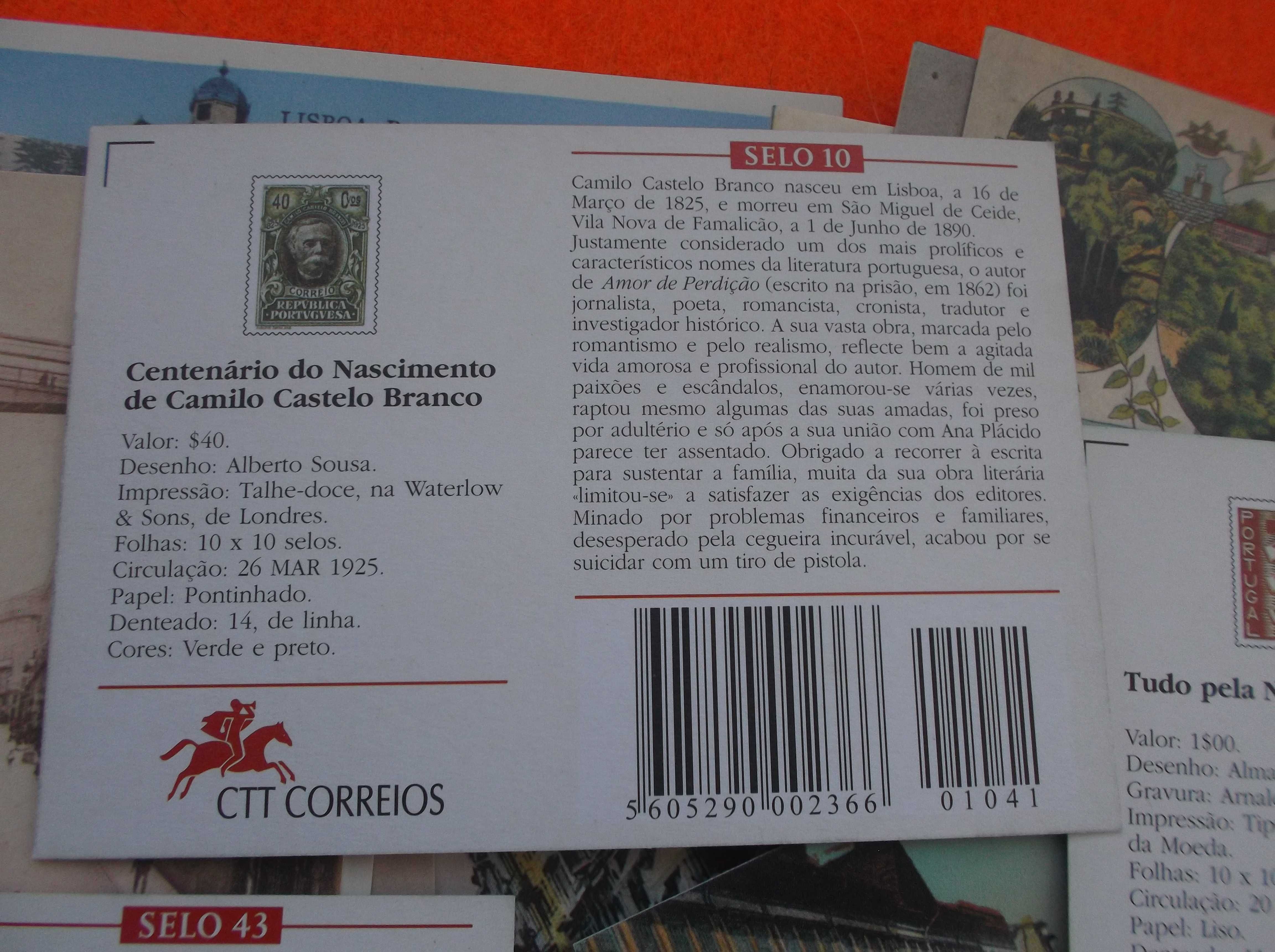 Coleção de 50 Postais de Portugal