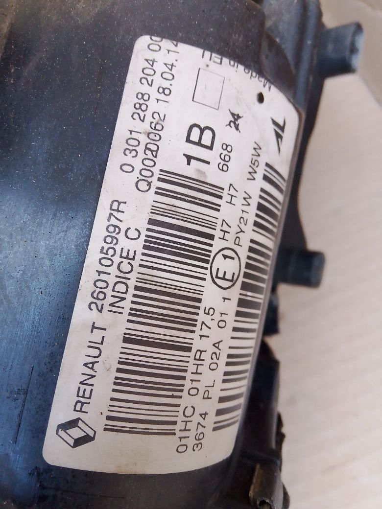 Lampa prawa lewa renault Megane 3 lift Europa