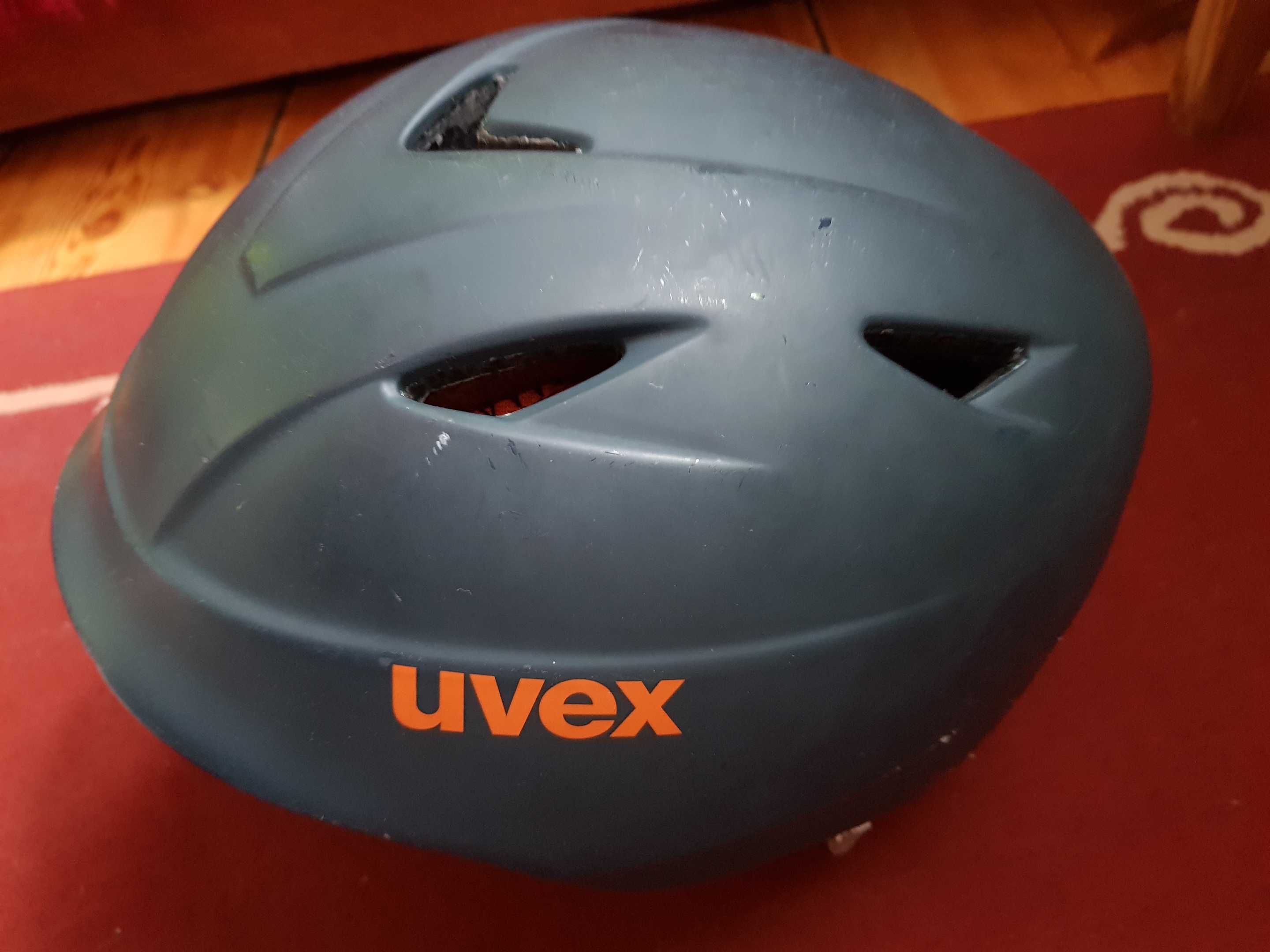 Kask Uvex 54-58 cm odcienie szarości