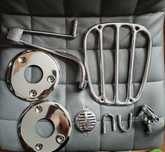 Części motocyklowe - nowy chrom