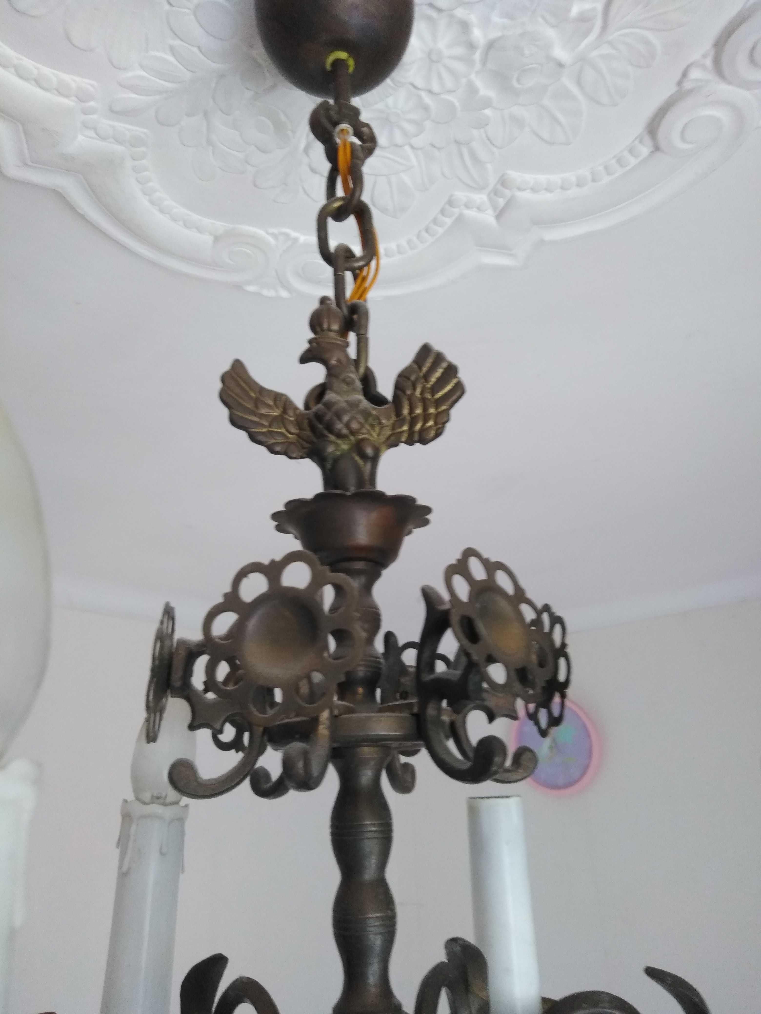 Lampa wiszaca mosiadz