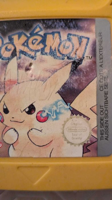 Jogo Pokemon Yellow Oficial