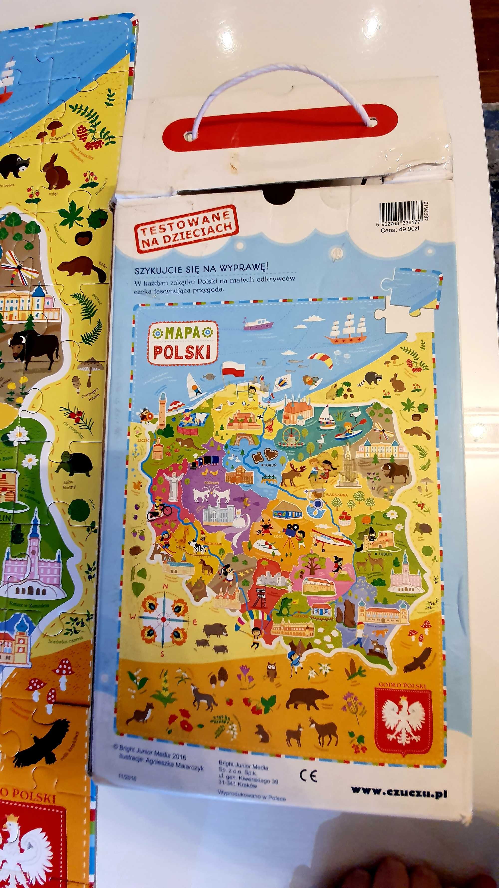 Puzzle mapa Polski - CzuCzu