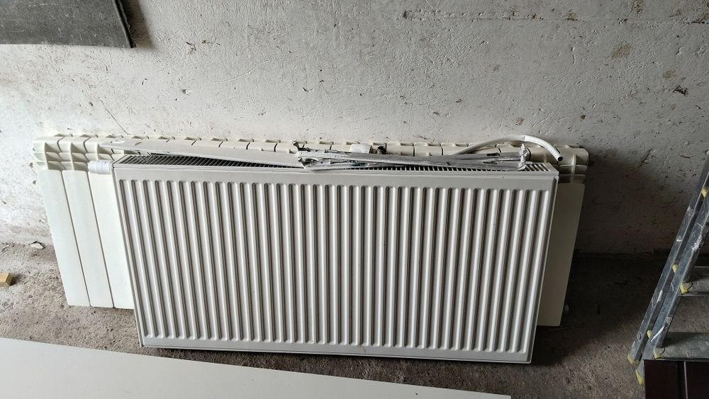 Grzejnik Purmo 120x60 oraz aluminiowy 160x60
